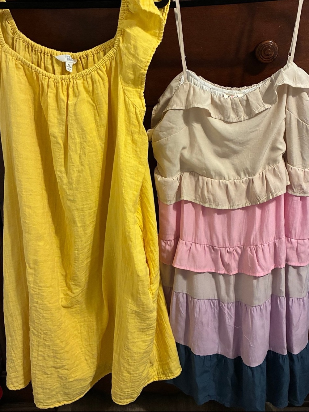 BiBi Yellow Ruffle Sleeve Mini Dress - Picture 2 of 8